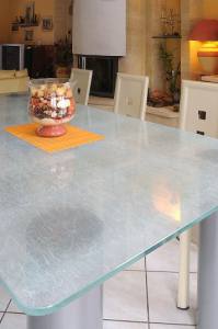 Deco Star / Dekorationsfolie Stoffdekor, Watte, weiss, Premium