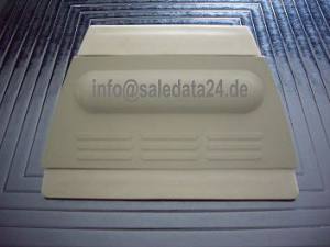 Gummi-Kunststoffrakel, grau-weiss, 125 mm Breite