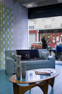 Privacy Star / Sichtschutzfolie, Spion-Spiegelfolie - Grün - Inn