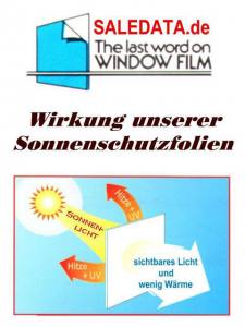 UV-Star HM60 / UV- Sonnenschutzfolie, neutral - Premium