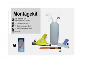Werkzeugsatz - zur einfachen Folien-Selbstmontage